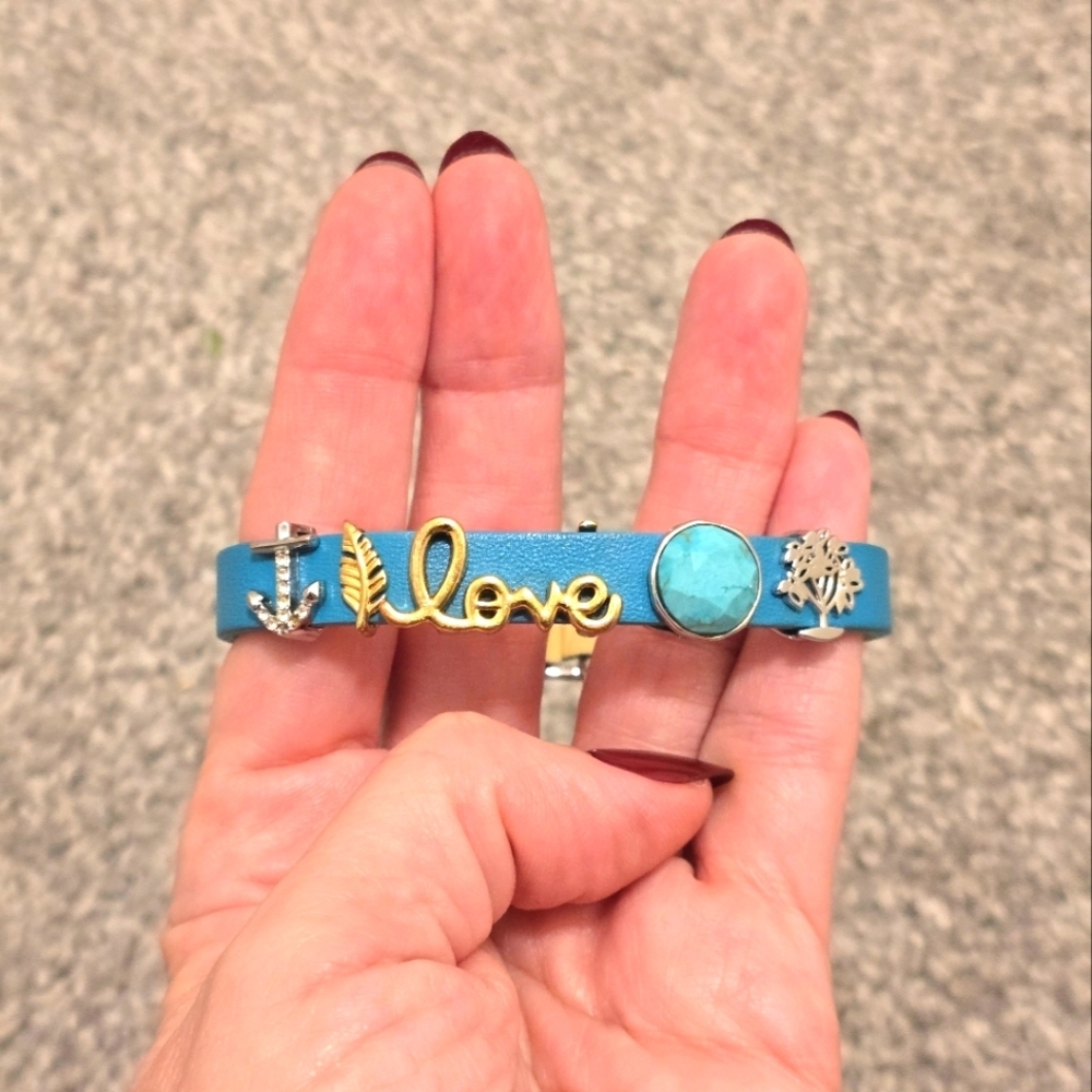 Keep Collective Adjustable Bracelet With 5 Keep Collective Charms